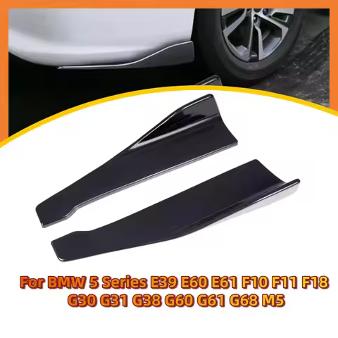 Car Spoiler Lateral Bumper Rear Side Skirt Lip Rocker Wings For BMW 5 Series E39 E60 E61 F10 F11 F18