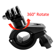 360 Degree Rotation Bike Bicycle Motorcycle Handlebar Handle Bar Mount Holder For Gopro Hero 11 10 9 8 SJCAM Camera Accessories