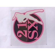 stiker cermin kereta 21sx