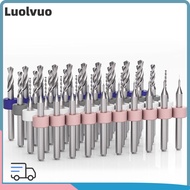 LUOLVUO Mini CNC Drilling Bit Punch Tool PCB Twist Drill Wood CNC Drill Engraving Bit CNC Milling Cu