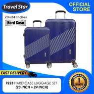Travel Star 9223 Elegant Hard Case Luggage Set Suitcase Set Bagasi (20 inch + 24 inch)
