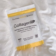 全新California Gold Nutrition CollagenUP 水解海洋膠原蛋白肽＋透明質酸和維生素C，原味，464G EXP 8/2028