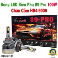 SUPER PHASE LED BULBS S9 PRO 100W FOOT HB4 9006