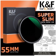 KNF Concept 55mm Lens Filter Nano-X Variable Fader NDX ND8-128