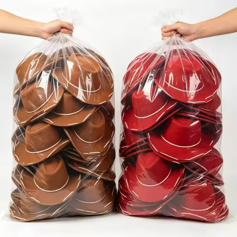 1/5pcs Brown Red Felt Woody Cowboy Hat for Children Adjustable Western Big Brimmed Cowboy Cap Outdoo