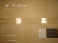 LG 樂金 27 吋 UltraGear QHD 165Hz 27GR75Q-B 遊戲電競顯示器 Gaming Monitor 香港行貨 全新未開 無單