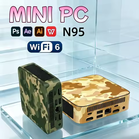 Mini PC Intel Core N95 16GB RAM 1TB SSD WiFi 6 BT5.2 4K HD Factor Desktop for Home Office Business
