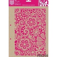 Fun Deco Stencil ~ FDL010