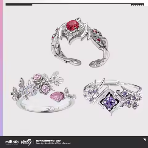 Sunsyea Honkai Impact 3rd Official Merch miHoYo Original Authentic Elysia Kiana Oath Ring