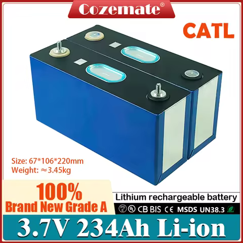 A-Grade catl Cell 3.7V 234Ah High Capacity NCM Lithium-ion Rechargeable Battery for Solar system Ele