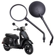 Motorcycle Electric Scooter Side Rear View Rearview Mirror Round Accessories For Vespa Gts 300 Hpe S