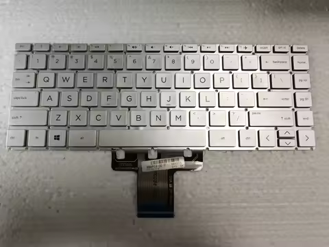 US silver no backlit keyboard For HP 14-DG 14-DF 14m-dh 14s-DR 14-DK 14-dq 14s-dq 14-fq TPN-Q207 TPN