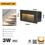 LOCAL789 EILON 3W Step Lamp Warm Light Model Tl-6018/BK Black Shop In
