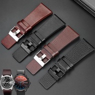 ✶ 22mm 24mm 26mm 28mm 30mm 32mm Retro Genuine Leather Wrist Band for Diesel Watch Strap DZ7406 DZ7408 DZ4280 DZ4343 Men Bracelet