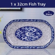FANZHI | Ceramic Blue and White Porcelain Small Creative Microwave Safe Plate 6 Inches