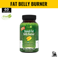 Irwin Naturals Stored Fat Belly Burner  Burner and Weight Loss Supplement Boost Energy 60 softgels