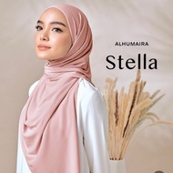 Alhumaira Stella Rosy Twill Crepe Pinless Hijab