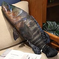JOSON Simulated Fish Plush Toy Pillow, Soft Fish Filled Animal Toy Pillow, Used for Home Creative Gi