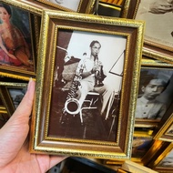 Photo Frame With Picture Of King Rama V.9 Sizes 5x7 Inches There Is A Stand And Hanger. Enhance Feng