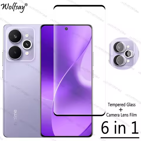 Full Cover Tempered Glass For Realme 15 Pro Screen Protector Realme 15 Pro Camera Lens Protective Gl