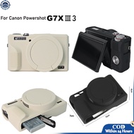 Silicone Armor Skin Case for Canon Powershot G7X III Protective Camera Cover Canon G7X Mark III Case
