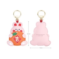 New Year gift rabbit Compatible with EZ-link machine Singapore Transportation Charm/Card leather（Expiry Date:Aug-2029）