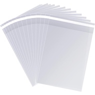 Beg Selofan Jelas 100 Keping 7x12 inci Pengedap Sendiri Pelekat Sendiri Beg Rawat Gula-gula Boleh Di