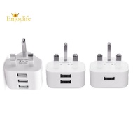 Universal Usb Uk Plug 3 Pin Wall Charger Adapter With Usb Ports Travel Charger Charging For Phone