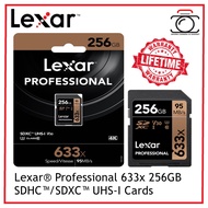 Lexar Professional 633x SDHCTM/SDXCTM UHS-I Cards 256GB/512GB