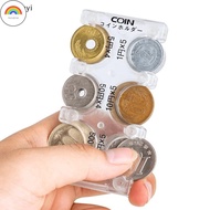 RD Coin Dispenser Coin Collection Purse Wallet Organizer Holder For Car Coin Changer Holder Euro Coi