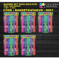 PRE-ORDER - BANNER SET SUKU KATA KVK