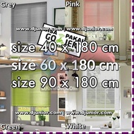 Limited Stock FOLDING CURTAIN ROLL WINDOW CURTAIN/ ROLLER BLIND/ VENETIAN BLIND/ 40 x 180/ 60 x 180/