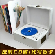 Time VintageCDMachine Album Player Bluetooth Speaker Vinyl English CD Disc Audio Birthday Gift