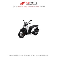 Plastic Set - Cover - HONDA Sh Mode 2018 Porcelain White Nhb35 O4,O5-B