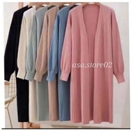 ready Keisha Long Cardigan Rajut/REVITA LONG CARDY BALON/Pakaian