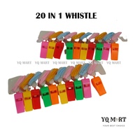24IN1 Whistle/ Sport Whistle/ Plastic Whistle/ Wisel Sukan Biasa