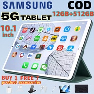 Samsung 5G Tablet pad 10.1 inch Android 12.0  4K Large screen  [12GB RAM 512GB ROM]  Mobile  tablet 
