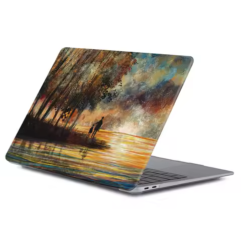 Oil Painting Laptop Case for MacBook Neo 13 2026 A18 Pro Cover for MacBook Air 15 13 M5 Pro M1 M2 M3