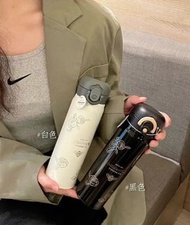 星巴克保溫杯500ml膳魔師聯名限定 白黑