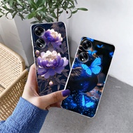 Crystal Butterfly For Oppo F23 F11 Pro A9x F9 Pro F3 4G Case Cute Cat Dog Flower Soft Silicone Clear