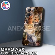AC56-Case OPPO A5X 2025-CAT PICTURE-Latest OPPO A5X Softcase-OPPO A5X Casing-Silicone OPPO A5X