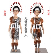 halloween costume kids costume kids Halloween cosplay Children's Savage Costume Indian Suit Performa
