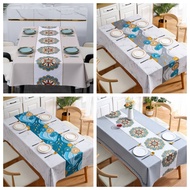 Nordic Pvc Waterproof  Tablecloth,Pvc Tablecloth,dining table cover,pvc table cloth,round table clot