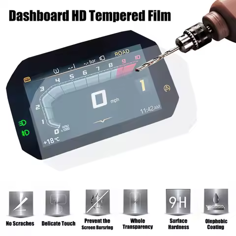 For BMW R1250GS ADV Adventure 2018-2024 Motorcycle electronic dashboard HD protective tempered film