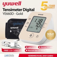 Tensimeter Digital Yuwell YE-660D Tensi Digital Alat Cek Tekanan Darah