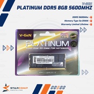 V-GeN Platinum SO-DIMM DDR5 16GB 5600Mhz RAM Laptop