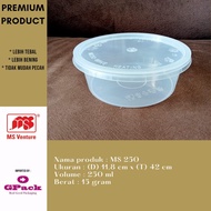 Round DESSERT BOX 250ML / BOWL DESSERT 250ML / FOOD CONTAINER MS-250