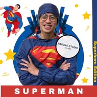 Ready STOCK APD GOWN SUPERMAN Cute motif