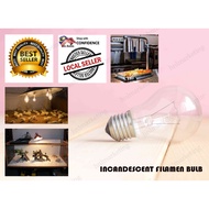 10PCS FILAMEN BULB INCANDESCENT EDISON 40W 60W E27 MENTERNAK HEAT