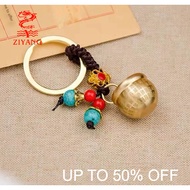 Ziyang Keychain with BAIFU Jar Fengshui Lucky Charm Pendant Accessories